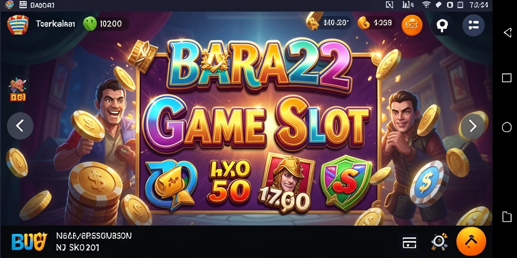 Tampilan gameplay BARA22 yang seru dan menarik perhatian.
