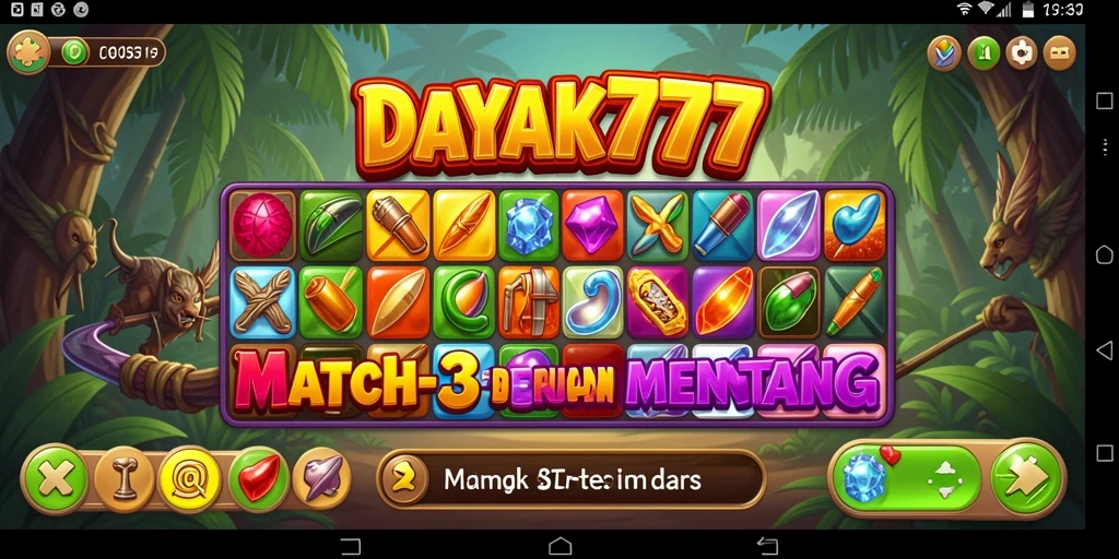 Tampilan menarik dari gameplay DAYAK777 yang menantang.
