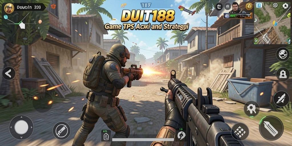 Tangkapan layar gameplay seru dalam DUIT188 dengan aksi penuh adrenaline.