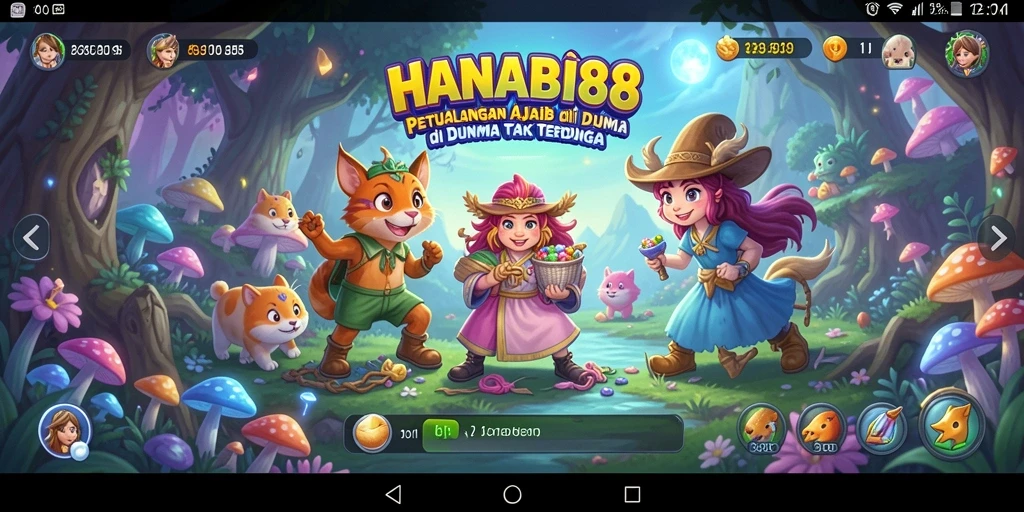 Tampilan gameplay mengasyikkan dari HANABI88 yang menampilkan petualangan seru.