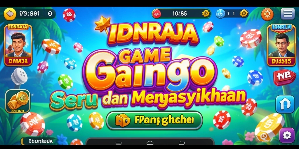 Screenshot gameplay IDNRAJA menunjukkan keseruan permainan Bingo.
