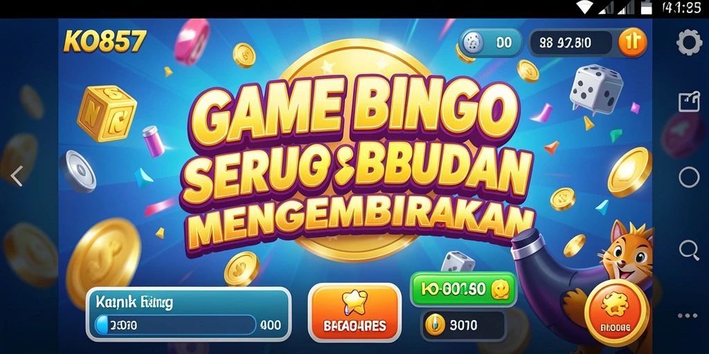 Screenshot gameplay KO857 menampilkan momen seru dalam permainan Bingo.