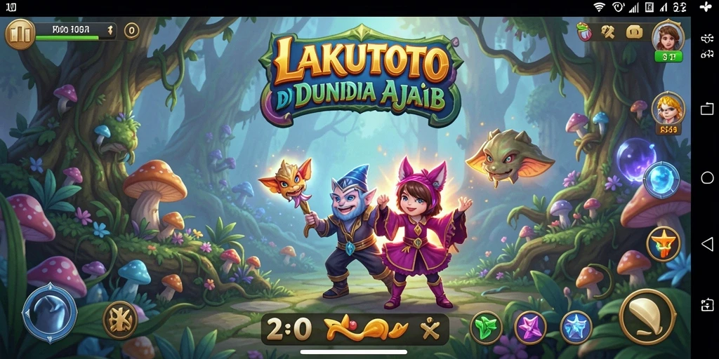 Tangkapan layar menampilkan gameplay seru di dunia petualangan LAKUTOTO.