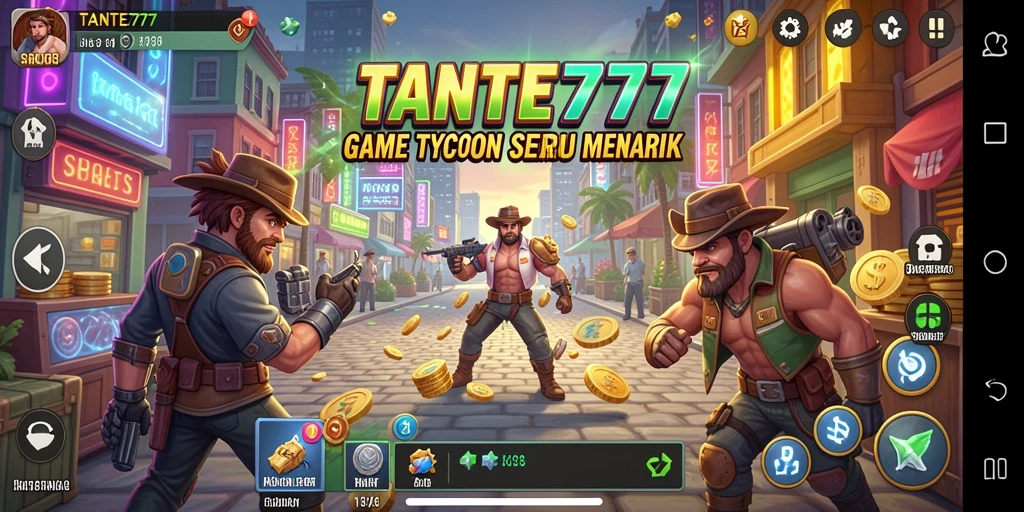 Gameplay seru TANTE777 yang menantang dan strategis.