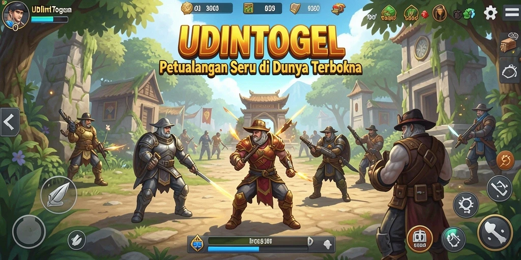 Gameplay seru di dunia terbuka UDINTOGEL yang penuh petualangan.